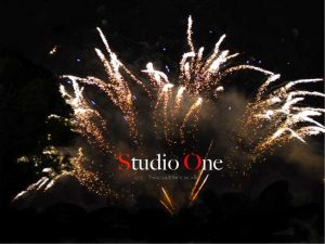 fireworks announcing Studio One